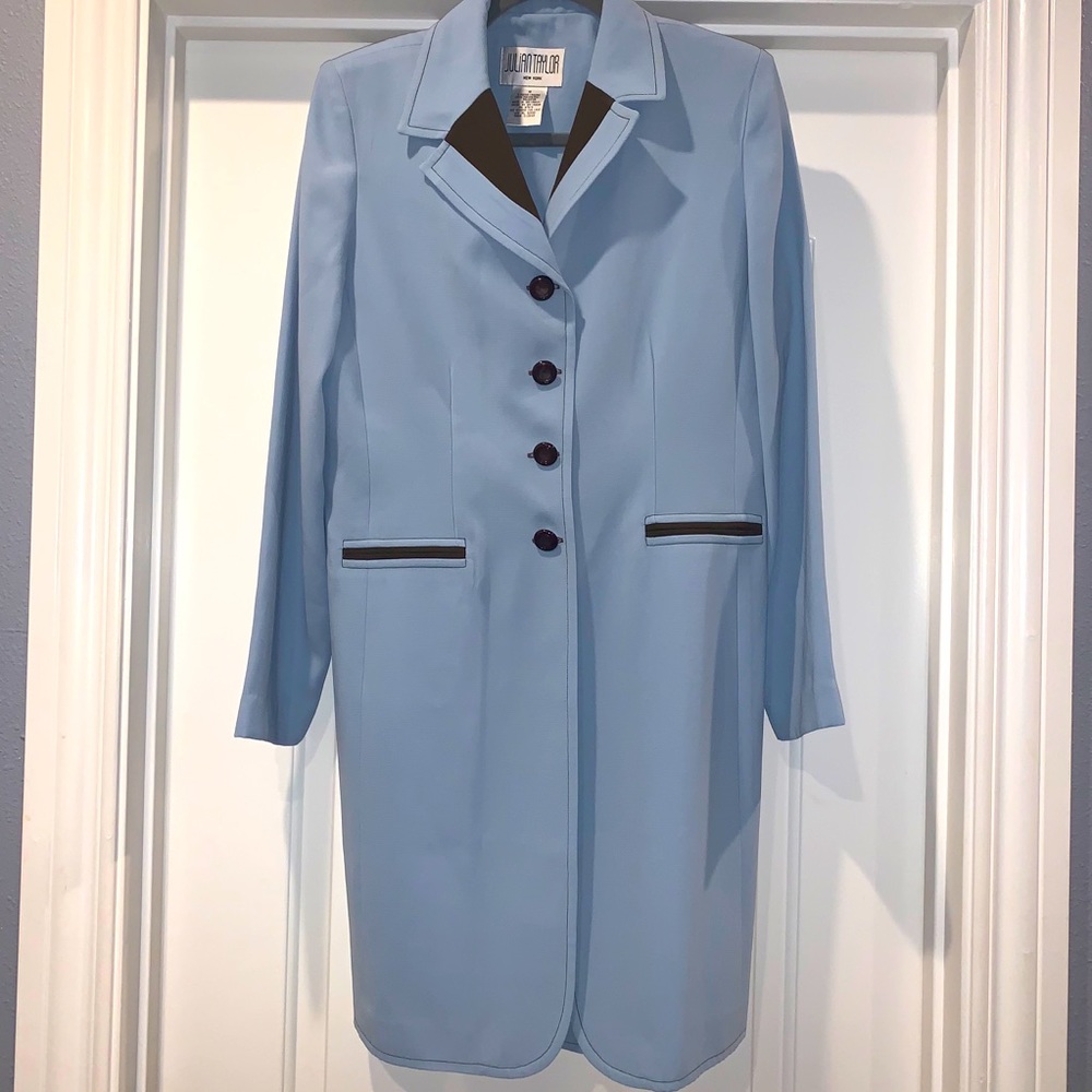 Julian Taylor New York Sz 10 Trench Coat Jacket